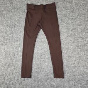 Philosophy Brown Ponte Leggings Womens Small Pull On Stretch Slim Pants